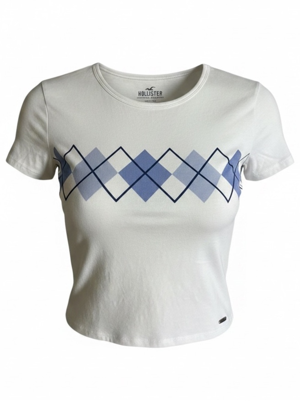HOLLISTER CROPPED BABY TEE STRETCH SIZE M NWOT
